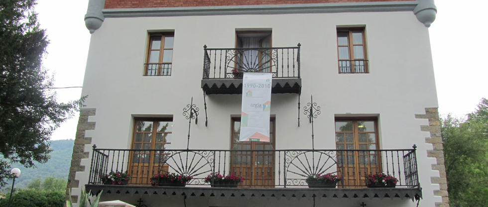 Entrada al sitio web Argia Fundazioa